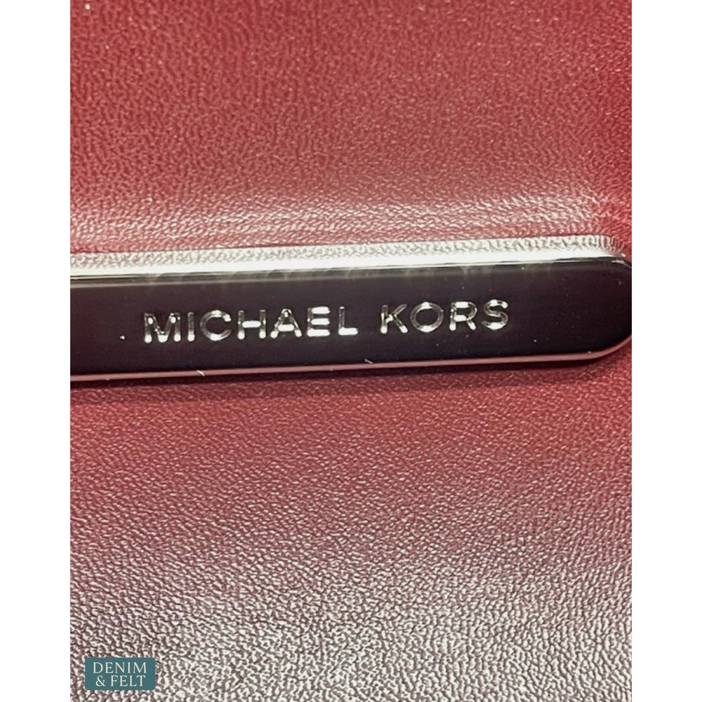 NEW Michael Kors Emilia Oxblood Pebbled Leather Laptop Work Tote Quiet Luxury - Picture 15 of 16